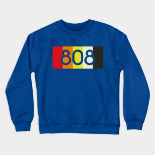 TR-808 STRIPES & FONT #2 Crewneck Sweatshirt